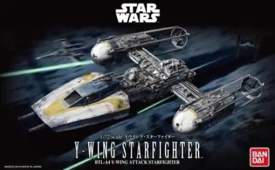 Maquette Star Wars y wing starfighter (bandai)